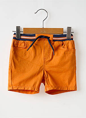 Short poches taille élastique orange MAYORAL garçon