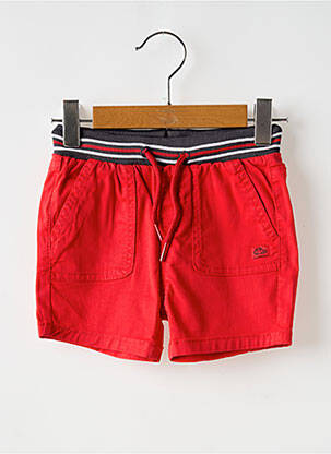 Short poches taille élastique rouge MAYORAL garçon