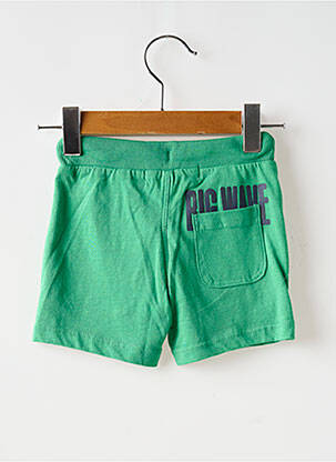 Short poches taille élastique vert BOBOLI garçon