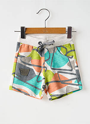 Short poches taille élastique gris BOBOLI garçon