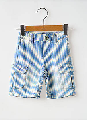 Bermuda bleu 3 POMMES pour garçon