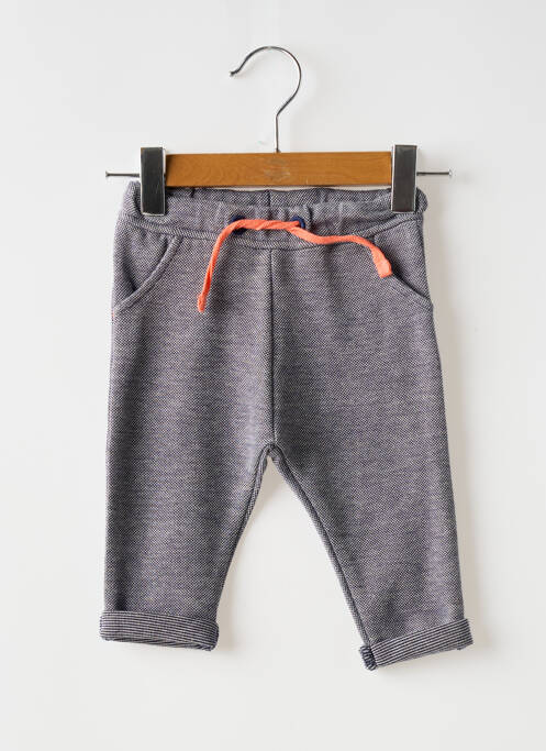 Pantalon droit fermeture liens à nouer taille élastique gris BOBOLI garcon