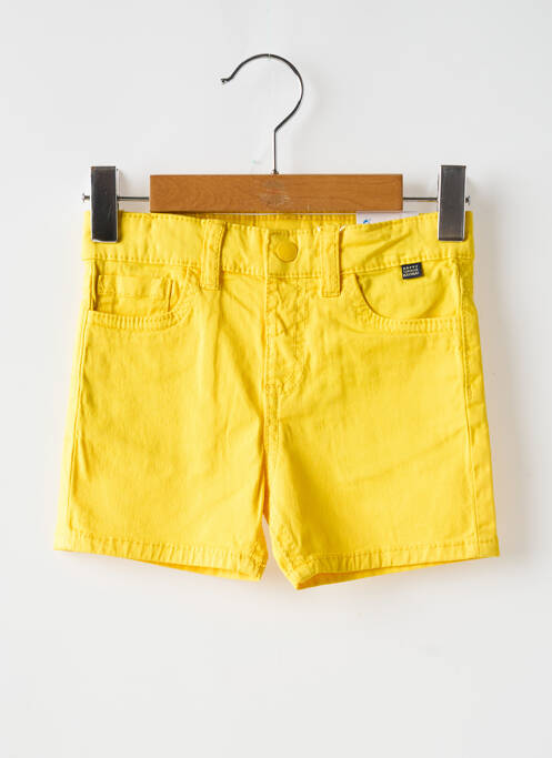 Short poches jaune MAYORAL garcon