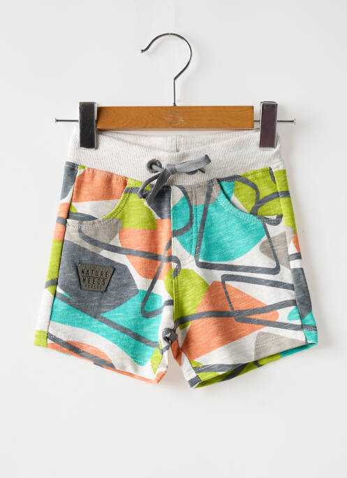 Short poches taille élastique gris BOBOLI garcon
