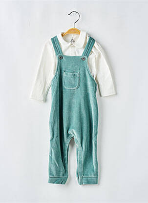 Ensemble pantalon fermeture pressionnée à l'entrejambe bleu PETIT BATEAU garçon
