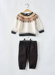 Ensemble pantalon bas pantalon noir LOSAN garcon