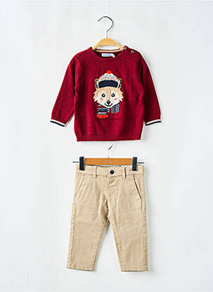 Ensemble pantalon bas pantalon rouge MAYORAL garcon