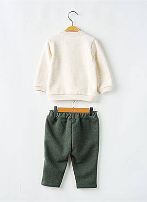 Ensemble de sport col rond vert NOUKIE'S garcon