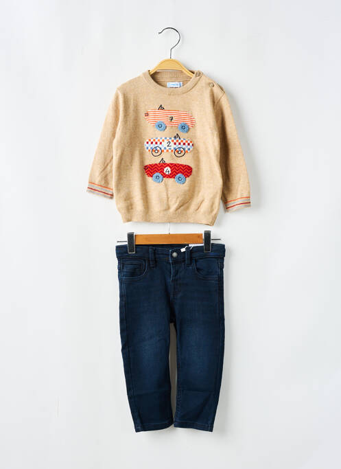 Ensemble pantalon marron MAYORAL pour garçon