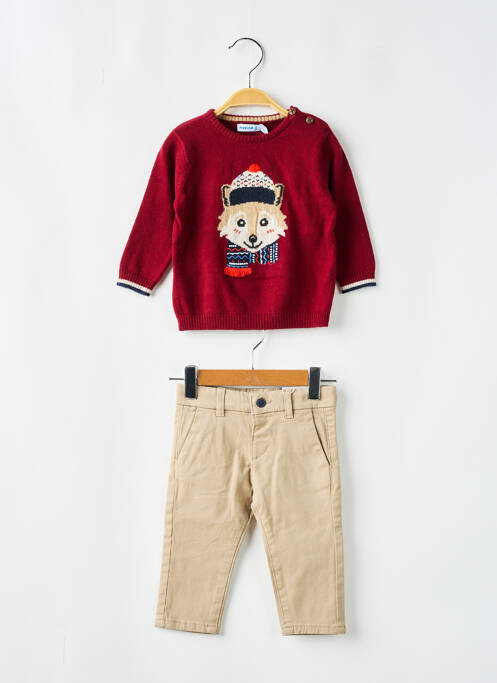 Ensemble pantalon rouge MAYORAL pour garçon