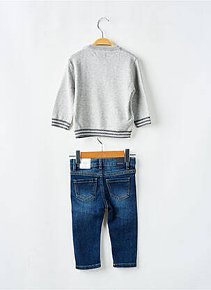 Ensemble pantalon taille ajustable gris MAYORAL garçon