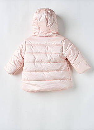 Doudoune poches a capuche rose LOSAN fille