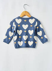 Gilet manches longues bleu NOUKIE'S pour fille seconde vue