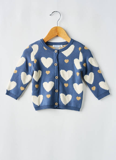 Gilet manches longues bleu NOUKIE'S pour fille
