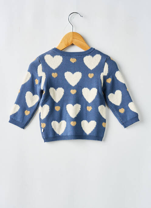 Gilet manches longues bleu NOUKIE'S fille