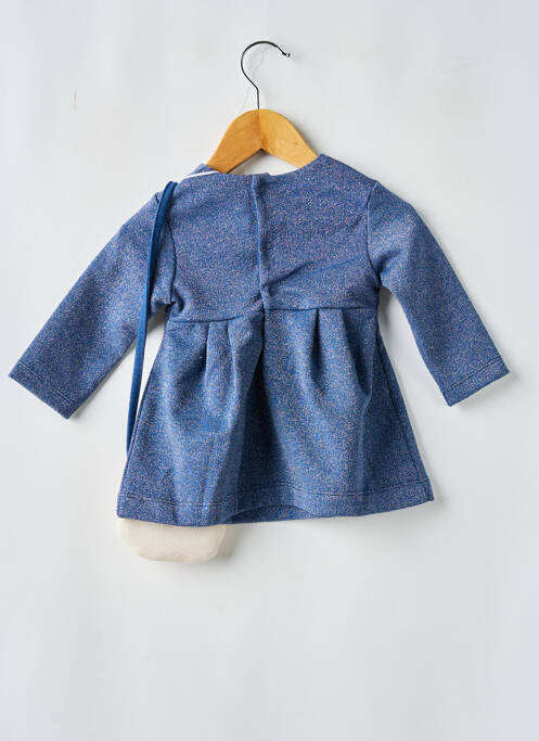 Robe courte bleu MAYORAL pour fille