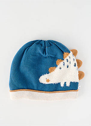 Bonnet maille fine bleu NOUKIE'S garcon