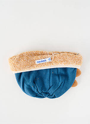 Bonnet maille fine bleu NOUKIE'S garcon
