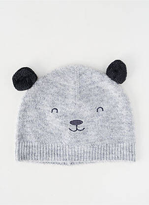 Bonnet maille fine gris LOSAN enfant