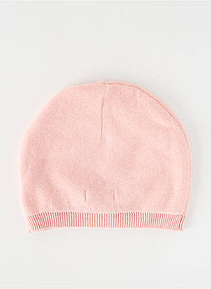 Bonnet maille fine rose NOUKIE'S fille