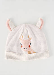 Bonnet maille fine beige NOUKIE'S fille