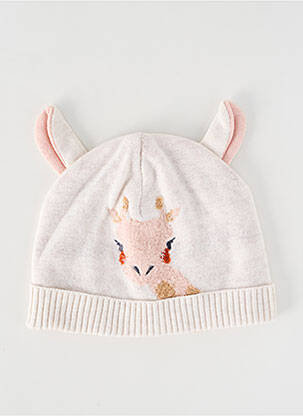 Bonnet maille fine beige NOUKIE'S fille