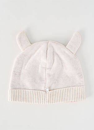 Bonnet maille fine beige NOUKIE'S fille