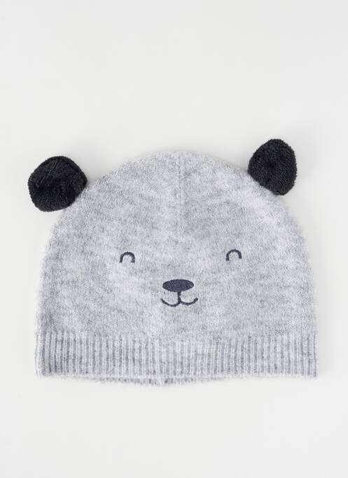 Bonnet maille fine gris LOSAN enfant