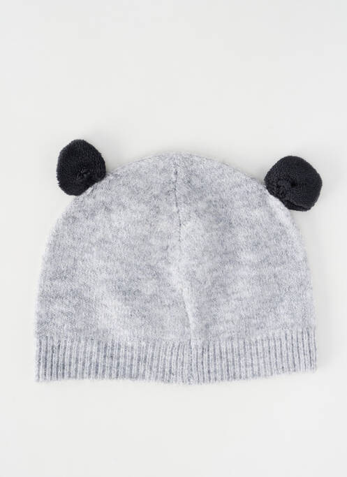 Bonnet maille fine gris LOSAN enfant