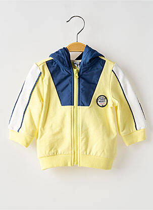 Veste casual manches longues jaune 3 POMMES garcon