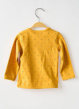 T-shirt manches longues manches longues jaune NOPPIES enfant
