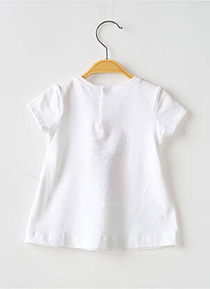 T-shirt stretch manches courtes blanc MAYORAL fille