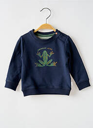Sweat-shirt tissage jersey manches longues bleu NOPPIES garcon
