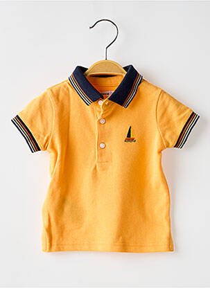 Polo stretch manches courtes orange MAYORAL garcon