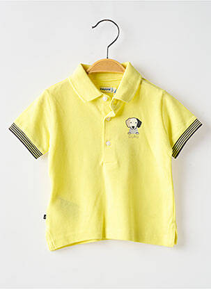 Polo stretch manches courtes jaune MAYORAL garcon
