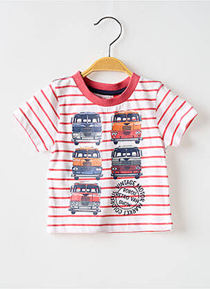 T-shirt stretch manches courtes rouge BOBOLI garcon
