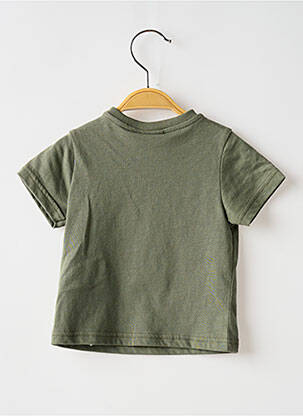 T-shirt stretch manches courtes vert 3 POMMES garcon