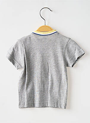 T-shirt stretch manches courtes gris 3 POMMES garçon