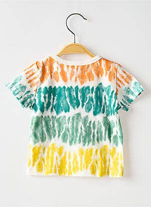 T-shirt stretch manches courtes vert BOBOLI garçon