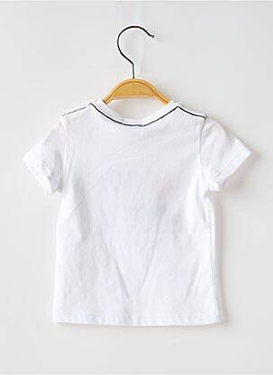 T-shirt stretch manches courtes blanc ABSORBA garçon