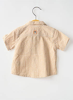 Chemise manches courtes poches marron NOPPIES garçon