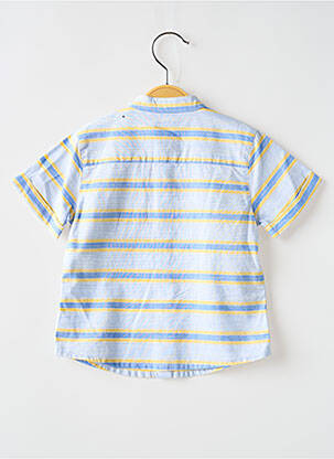 Chemise manches courtes poches bleu MAYORAL garçon