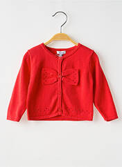 Gilet manches longues rouge ABSORBA pour fille seconde vue