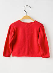 Gilet manches longues rouge ABSORBA pour fille seconde vue