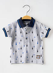 Polo bleu 3 POMMES pour garçon seconde vue