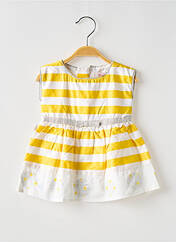 Robe mi-longue jaune BOBOLI pour fille seconde vue