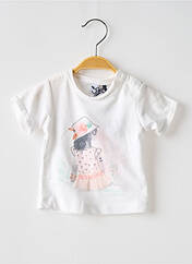 T-shirt blanc 3 POMMES pour fille seconde vue