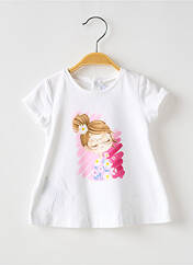 T-shirt blanc MAYORAL pour fille seconde vue