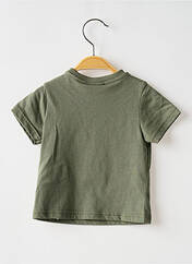 T-shirt vert 3 POMMES pour garçon seconde vue