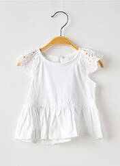 Tunique manches courtes blanc MAYORAL pour fille seconde vue